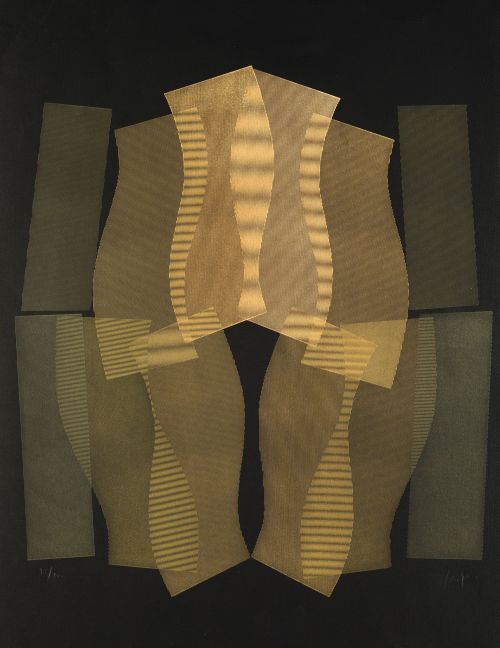 EUSEBIO SEMPERE, "Para la Galería Theo", 1981, Serigrafía s