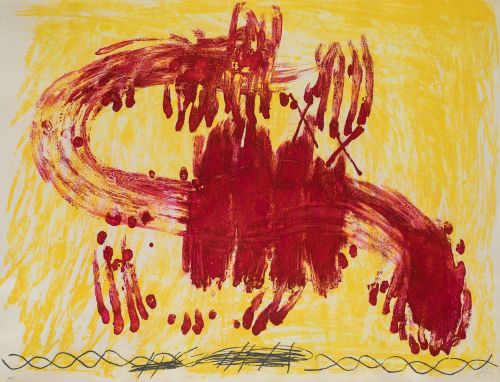 ANTONI TÀPIES, "Suite catalana", 1972, Aguatinta y carborun