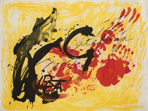 ANTONI TÀPIES, "Suite catalana", 1972, Aguatinta sobre pape
