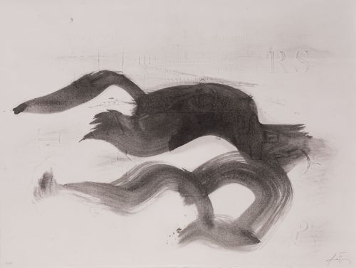 ANTONI TÀPIES, "&#39;Variation sur un thème musical XVII&#39; ,1987