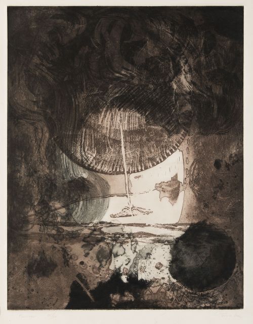 JUAN JOSE TORRALBA, "Kosmos", Aguafuerte y aguatinta sobre 