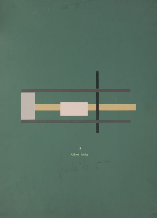 GUSTAVO TORNER, "A Kobori Enshu", 1972, Serigrafía sobre ca