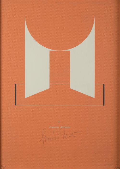 GUSTAVO TORNER, "A Francesco Borromini", 1972, Serigrafía s