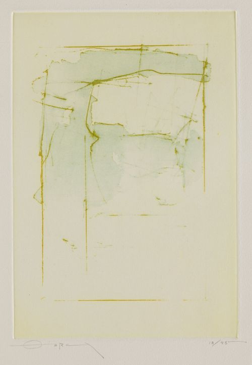 FERNANDO ZÓBEL DE AYALA, "Primavera", 1982, Aguafuerte grab