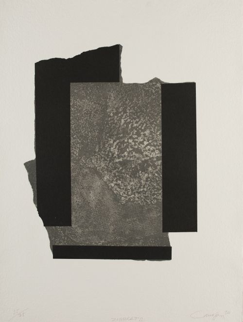 RAFAEL CANOGAR, "Zigurat", 1996 , Barníz blando y aguafuert