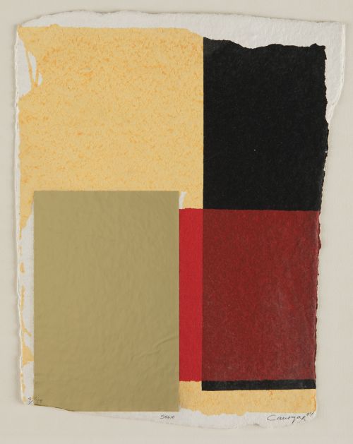 RAFAEL CANOGAR, "Solio", 2004 , Serigrafía y collage