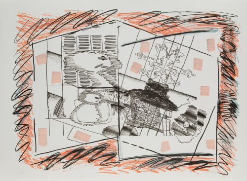 LUIS GORDILLO, "Sin título", 1979, Litografía sobre papel