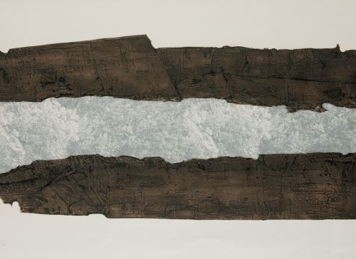 CRISTINA IGLESIAS, "La Muralla V", 1990, Técnicas aditivas 