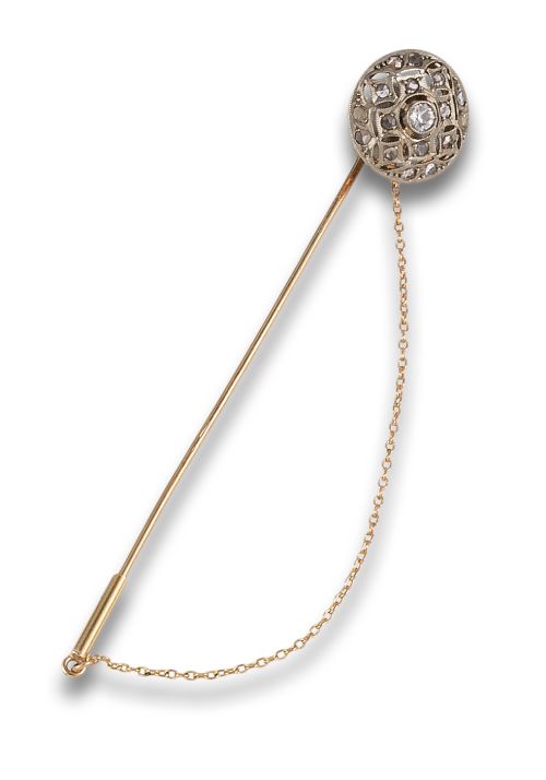 ALFILER ART DÉCO EN ORO Y PLATINO CON DIAMANTES