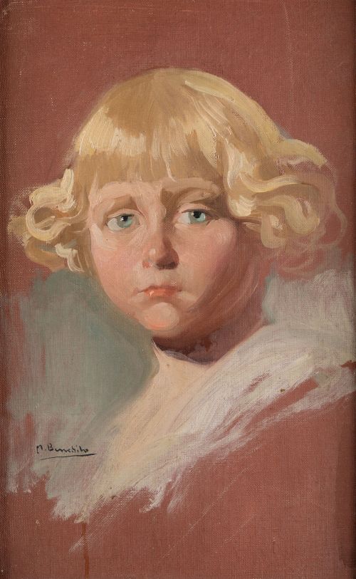 MANUEL BENEDITO VIVES, "Retrato de la Infanta María Cristin