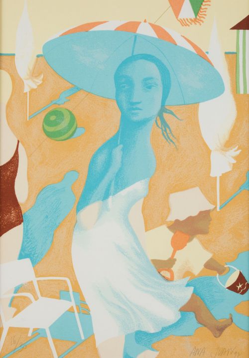 ANA JUAN, "Sin título", 1997, Serigrafía sobre papel 