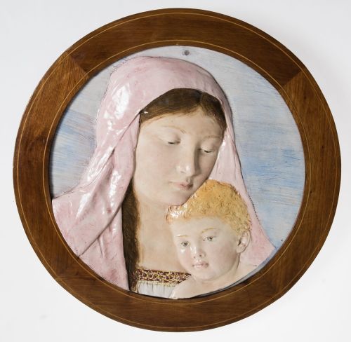 "Virgen con el Niño", Italia, c. 1900