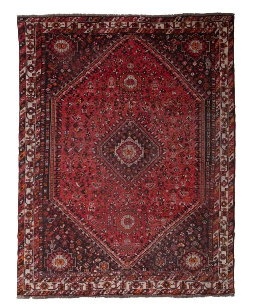 Alfombra persa de lana anudada a mano, S.XX