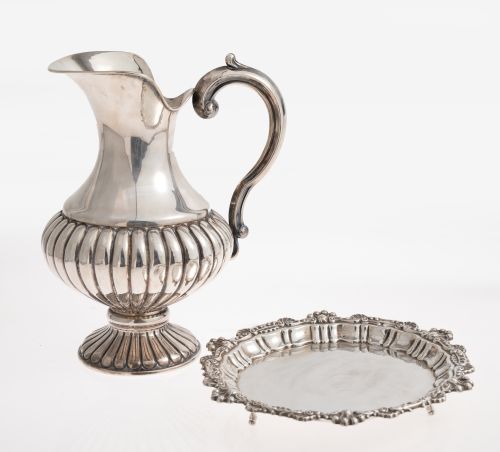 Jarra de plata contrastada ley 925, España, S.XX