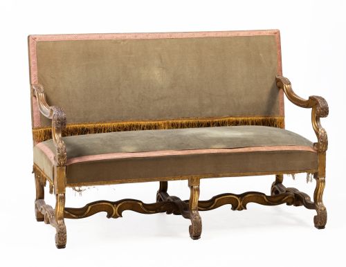 Canapé de estilo Luis XIV, España, med. S. XX