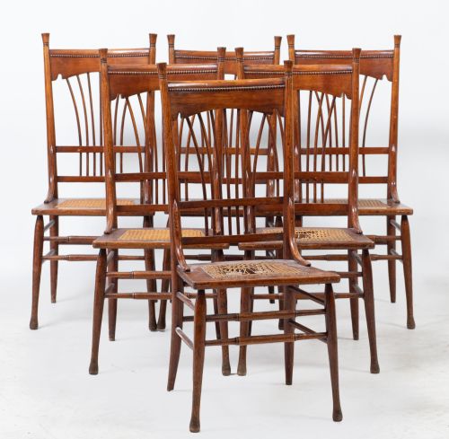 Seis sillas siguiendo modelos americanos, med. S. XX