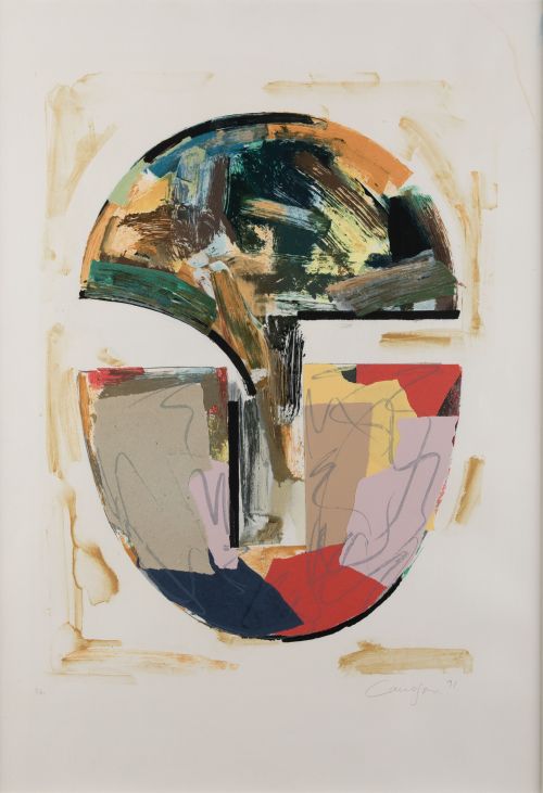 RAFAEL CANOGAR, "Homenaje a Julio Gonzalez", 1991, Litograf