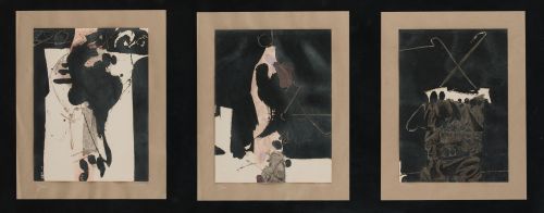 MANUEL MILLARES, "Mutilados de paz", 1965, Tres seigrafías