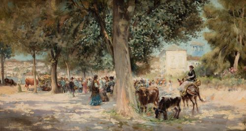MANUEL BERNARDINO RUIZ SANCHEZ MORALES, "Día de feria", Óle