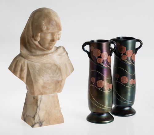 ESCUELA ITALIANA, "Busto de joven"