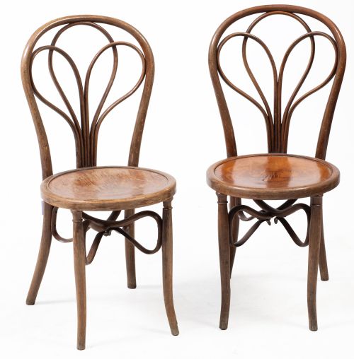 Pareja de sillas Thonet estilo y época modernista, Cataluña