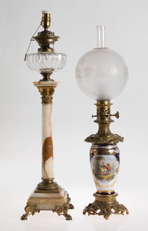 Quinqué Napoleón III, Francia, med.S.XIX