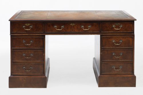 Pedestal desk, England, 20th century