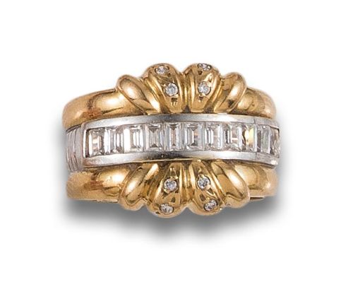 SORTIJA EN ORO CON CIRCONITAS