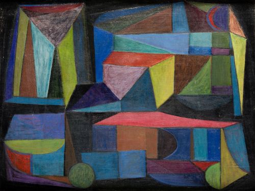 ANGEL  LUQUE, "Sin título", Óleo sobre lienzo