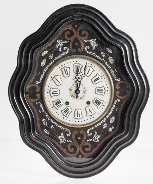 Napoleon III wall clock, France, 19th century