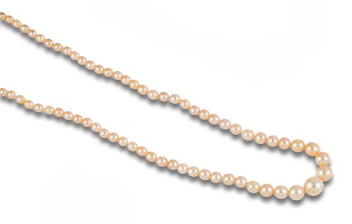 COLLAR ANTIGUO DE PERLAS NATURALES