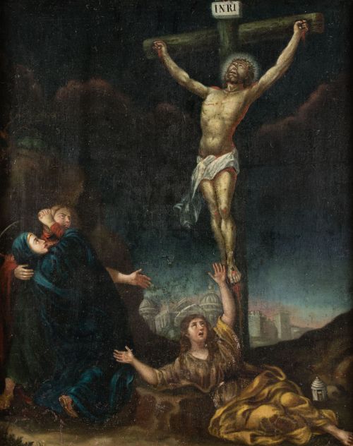 ITALIAN SCHOOL (17th century - 18th century) "El Calvario"