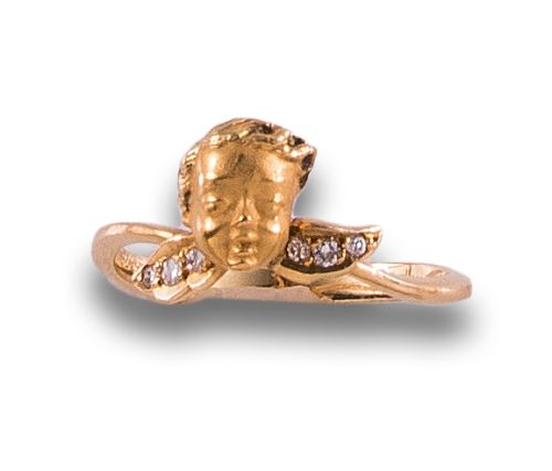 SORTIJA ANGELITO CARRERA Y CARRERA DE DIAMANTES Y ORO