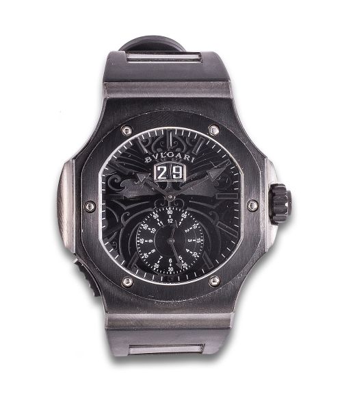 RELOJ DE PULSERA BULGARI ALL BLACKS EN ACERO