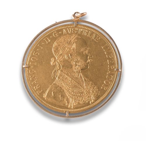 COLGANTE CON MONEDA DE JOSE´I DE 1915