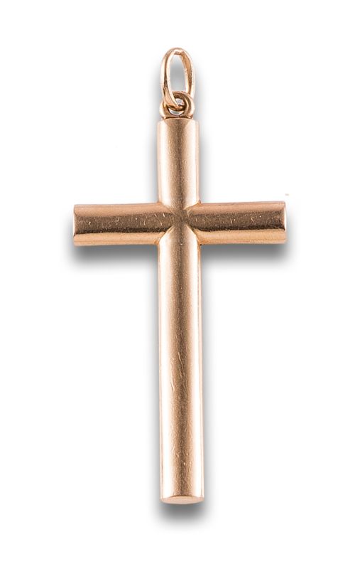 COLGANTE CRUZ DE ORO AMARILLO
