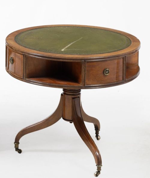 English style library side table, 20th century