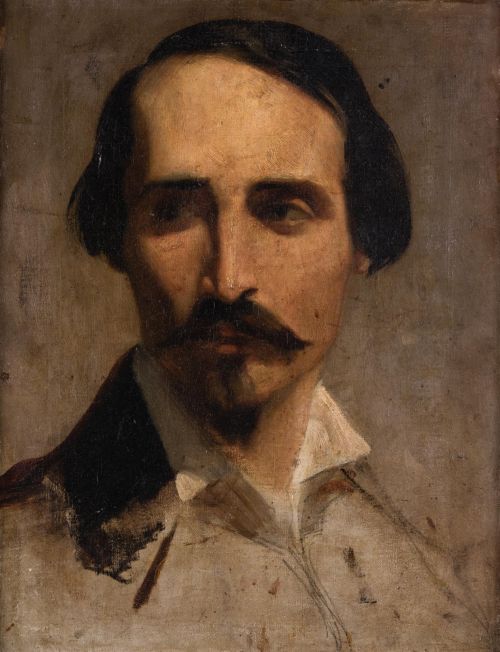 SPANISH SCHOOL (19th century) "Portrait of a gentleman"