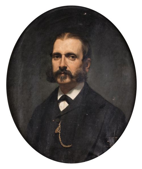 SPANISH SCHOOL (19th CENTURY) "Portrait of a gentleman"