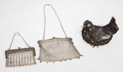 Figura de gallina de plata ley 925, Italia, S. XX