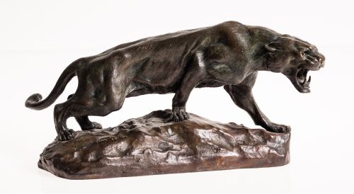 Escultuta modelo cartier "Panthere"