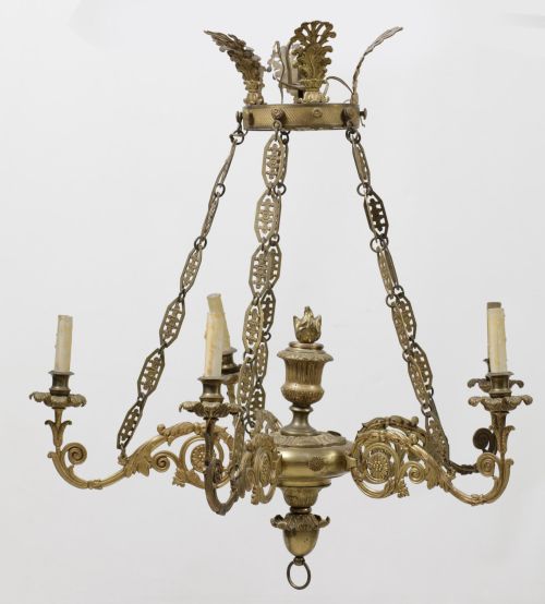 Napoleon III ceiling lamp, France, 19th century