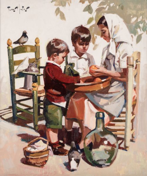 FRANCISCO TORRES MATAS Malaga (1945) / (2010) "Snack time"