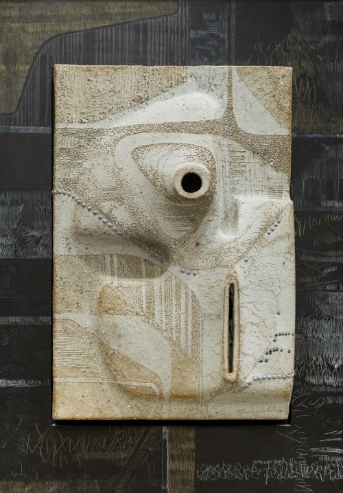 ARCADIO BLASCO, "Cerro de la mina", 1984, Cerámica sobre ma