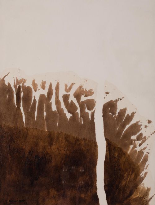 GONZALO CHILLIDA, "Sin título", 1978, Collage y tintas sobr