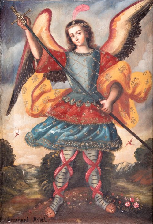 ANÓNIMO, ANONYMOUS (20th century) "Archangel Ariel"