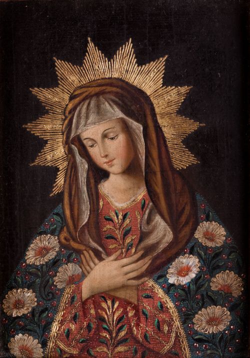 ANÓNIMO, ANONYMOUS (20th century) "Virgin of the Annunciati