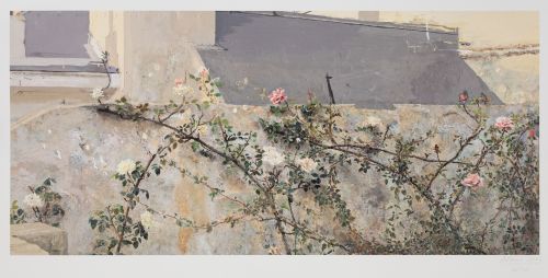 ANTONIO LOPEZ GARCIA, "Terraza de Lucio", Estampación digit