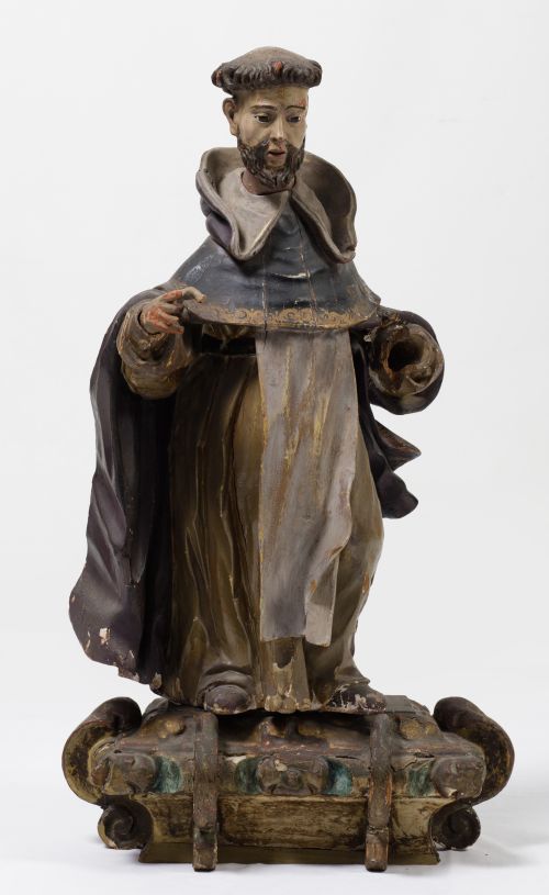 CASTILIAN SCHOOL (18th century / ?) "Saint Dominic of Guzma