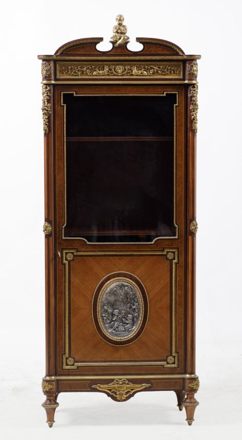 Louis XVI style display cabinet, France, c.1900